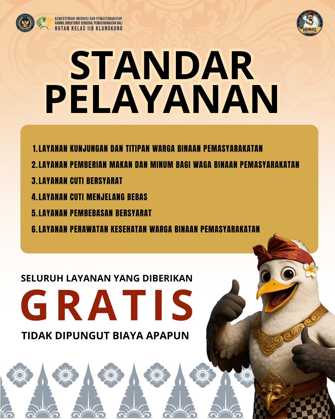STANDAR PELAYANAN