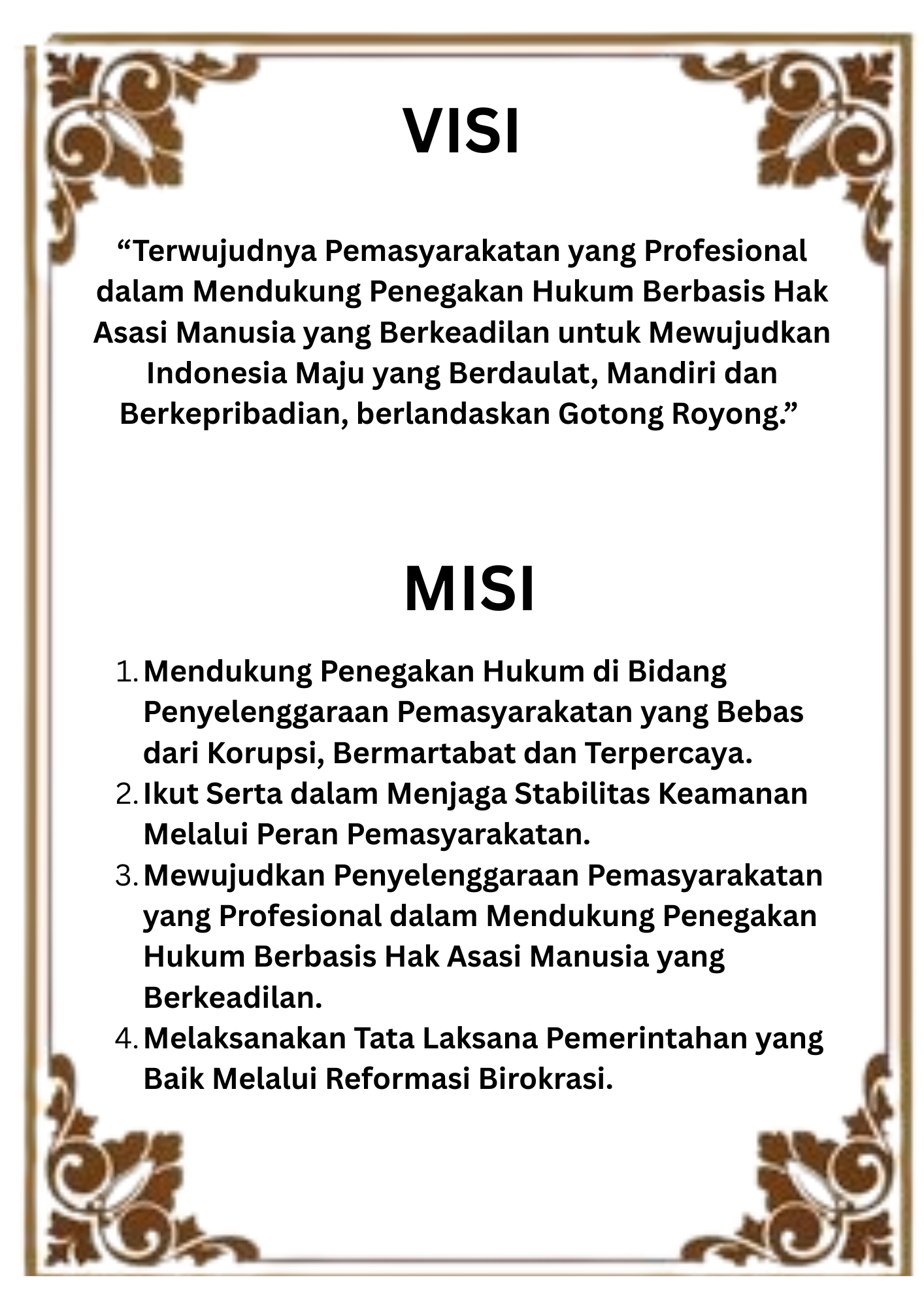 Gambar Visi dan Misi